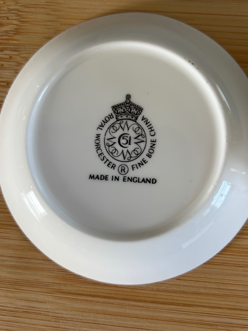 Royal Worcester toothpick holder /trinket dish - Picture 3 of 9